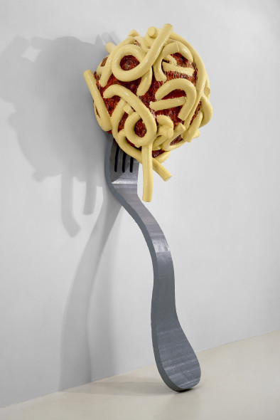 26-Oldenburg-and-Coosie-van-Bruggen-Leaning-Fork-wiith-Meatball-andspaghetti-II-1994-394x590