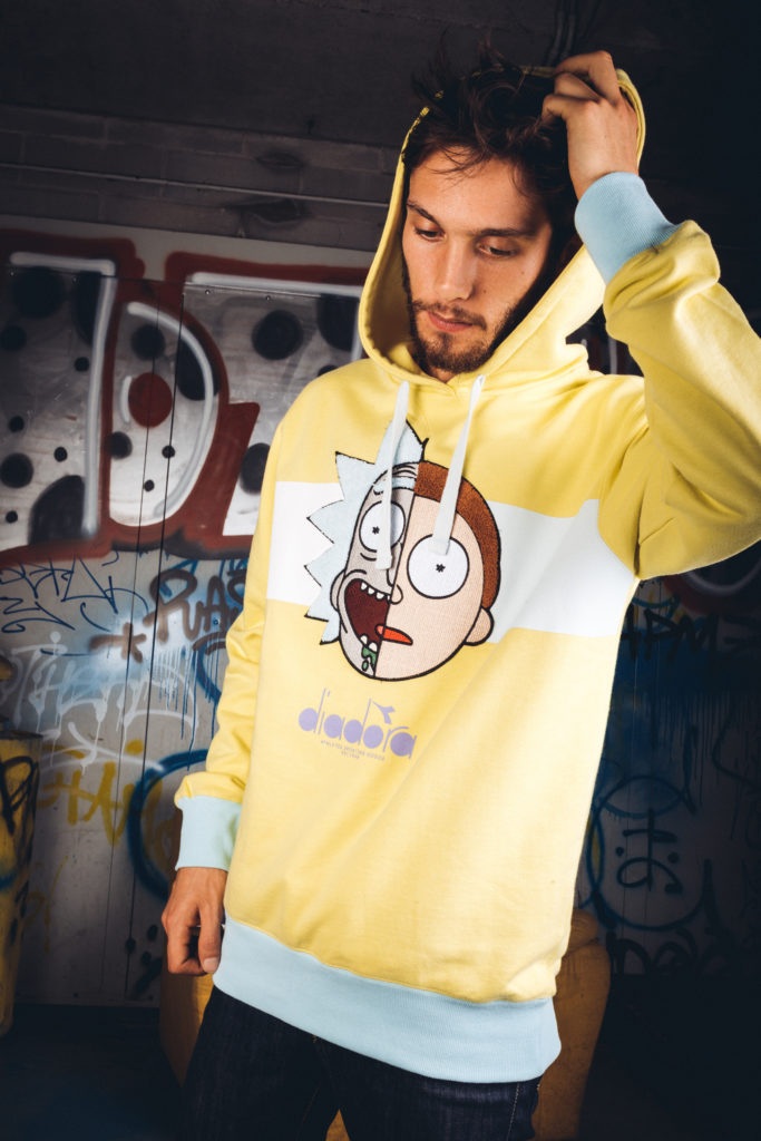 diadora rick and morty hoodie