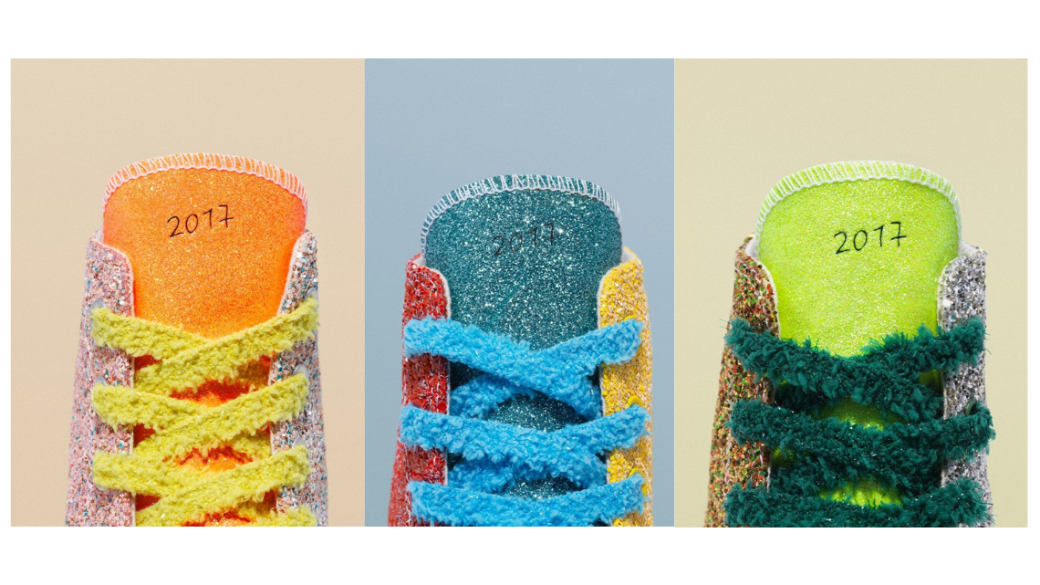 converse glitter colorate