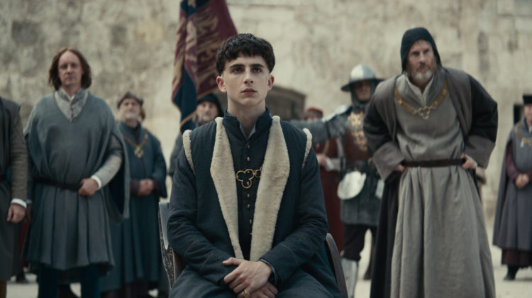 The King - Steven Elder, Timothée Chalamet, Sean Harris - Photo Credit: Netflix